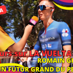 Romain Grégoire de l'équipe cycliste Groupama Fdj sur la Vuelta 2023