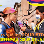 Loes Adegeest au cœur de la FDJ-Suez sur le Tour de France Femmes avec Zwift