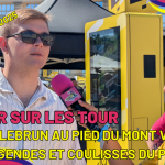 Tour de France 2025 entre Montpellier et le Mont Ventoux. en interview, Alexis Lebrun