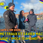 Justine Mettraux et Xavier Macaire, duo mixte sur l’IMOCA Team SNEF – Teamwork