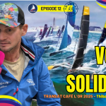 Thibaut Vauchel-Camus et son Ocean Fifty Solidaires En Peloton, symbole d’une voile engagée et porteuse d’espoir.
