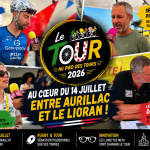 Le Tour au pied des Tours 2026 - Étape 7 Aurillac - Le Lioran avec Clément Russo, Sébastien Piqueronies, Aurélie Laurent et les anecdotes de Dédé.