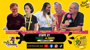 Les Pitchounes célèbrent l'arrivée du Tour de France 2026 sur les Champs-Élysées après trois semaines d'immersion au cœur de la Grande Boucle