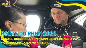 Arnaud Boissières interviewé par Les Pitchounes pour la Route du Rhum 2026.