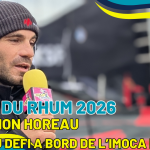 Corentin Horeau interviewé par Les Pitchounes pour la Route du Rhum 2026.