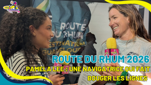 Pamela Lee, navigatrice irlandaise en Class40, interviewée par Les Pitchounes pour la Route du Rhum 2026.