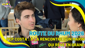Pep Costa interviewé par Les Pitchounes pour la Route du Rhum 2026, avec le titre « Pep Costa : à la rencontre d’un marin qui rêve en grand ».